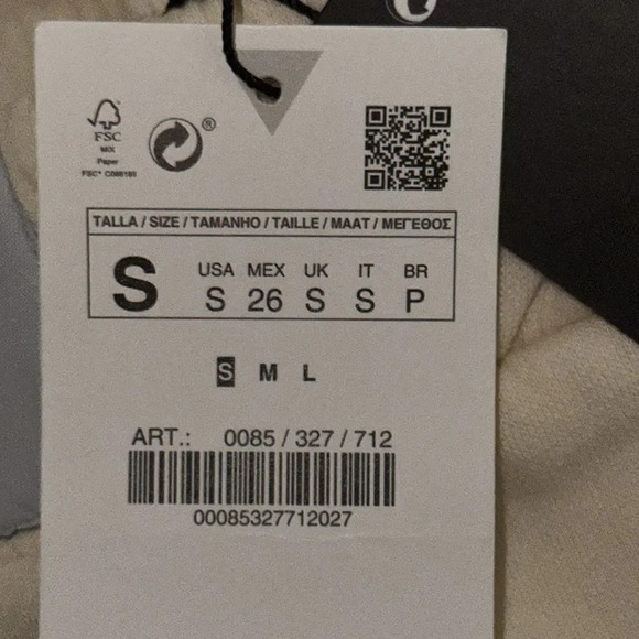 ZARA | Cream | SNOOPY PEANUTS™ JOGGERS - Picture 8 of 9